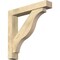 Ekena Millwork Funston Block Rough Sawn Bracket w/ Offset Brace, Douglas Fir, 6"W x 34"D x 34"H BKT0604X34X34FST05RDF - alternate 1